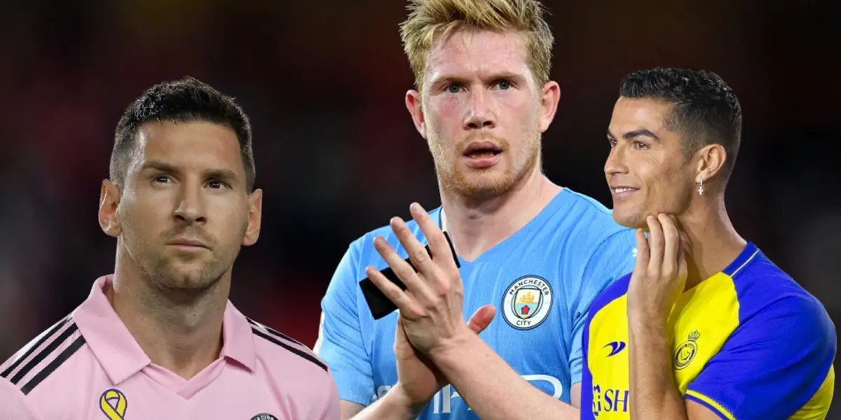 ¿MLS con Messi o Arabia por Cristiano? La decisión de Bruyne para su futuro