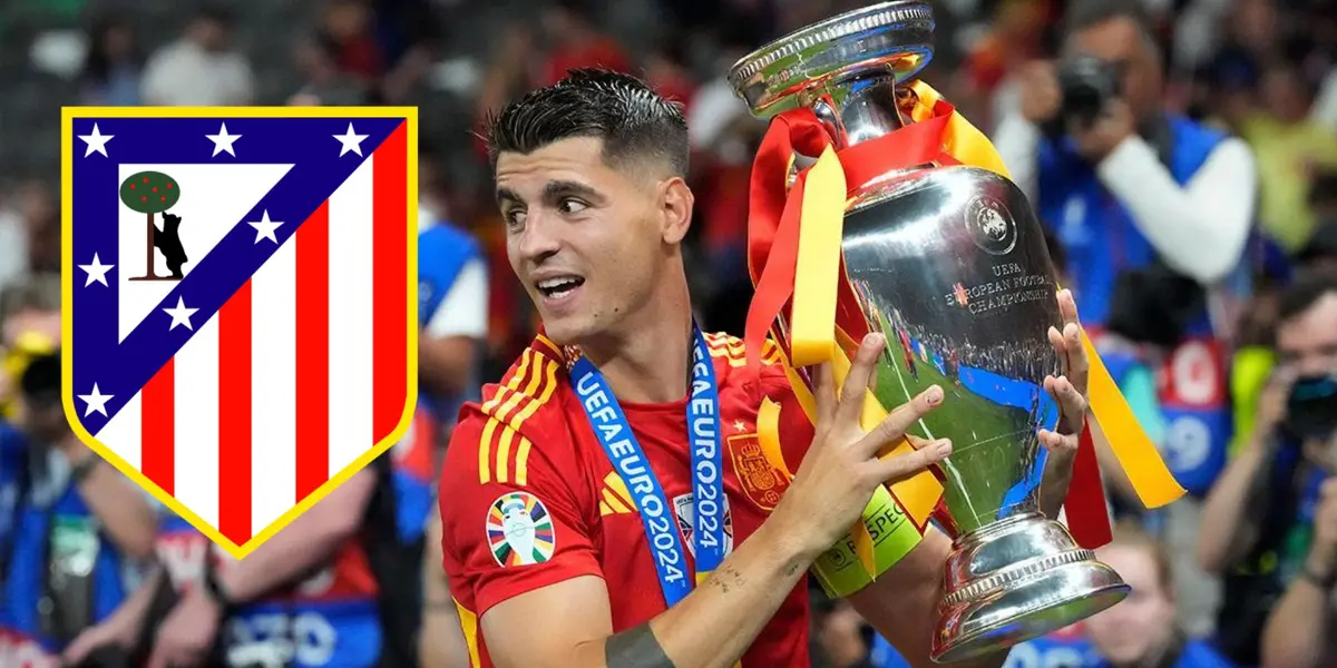 Tras ser campeón con España, el conflicto que generó Morata en Atlético de Madrid