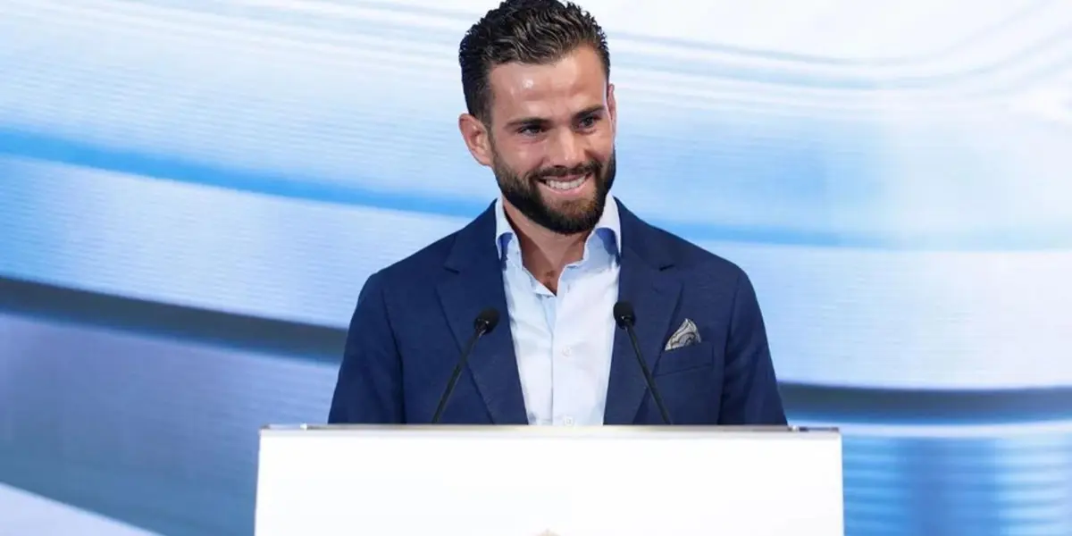 Nacho en el acto despedida con el Real Madrid. (Foto: Real Madrid)