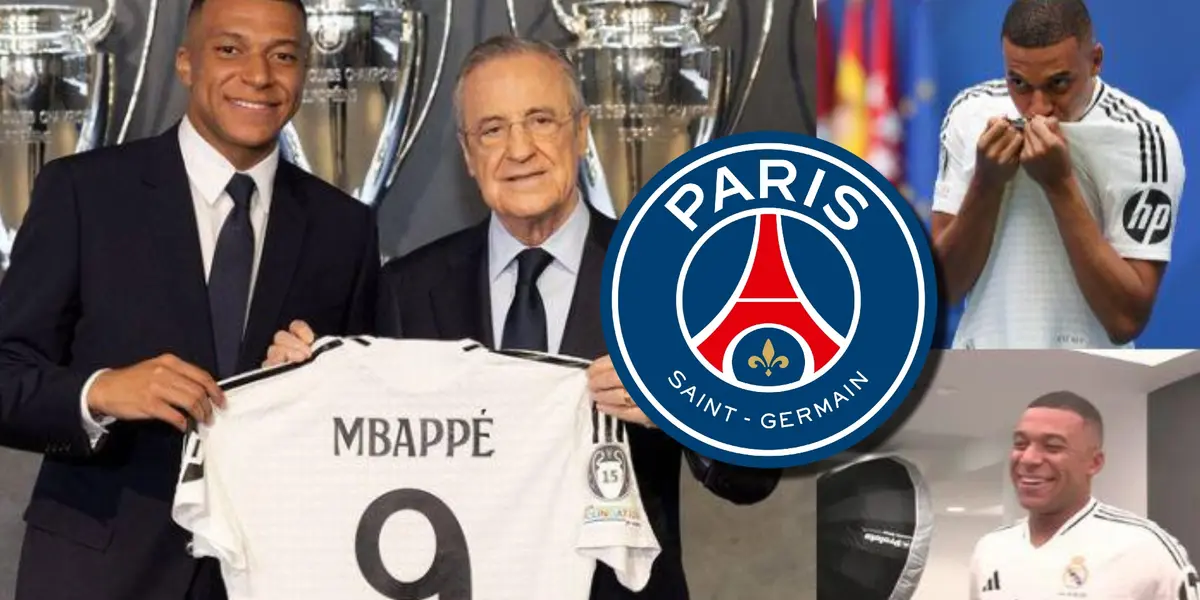 Mientras Kylian Mbappé se presentó en el Real Madrid, el PSG hizo esta publicación