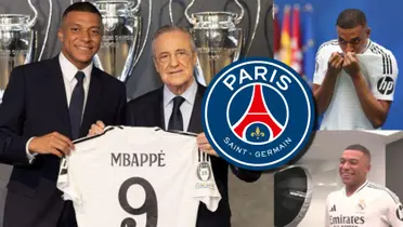 Presentación de Kylian Mbappé en el Real Madrid / Foto: Collage