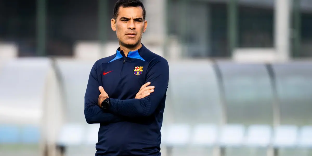 Rafa Márquez en Barcelona, que no continuará siendo el entrenador del filial. (Foto: FC Barcelona)