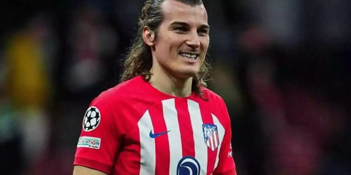 Söyüncü en un partido con el Atlético de Madrid