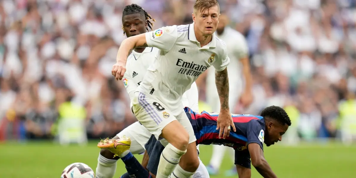 Toni Kroos contra el FC Barcelona