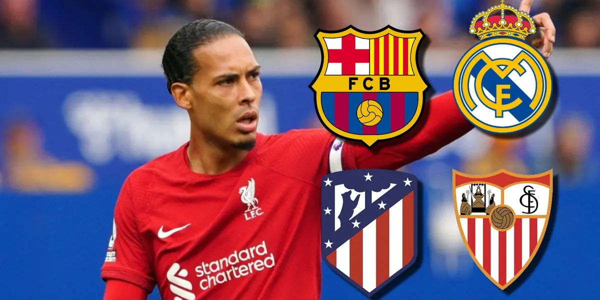 Liverpool ya no quiere a Van Dijk y lo ofrecieron a este club español