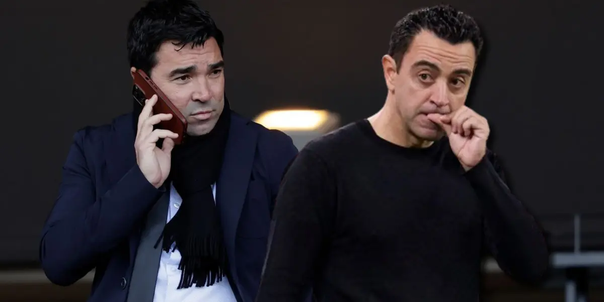 Xavi Hernández y Deco, del FC Barcelona